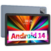 f7fe5df3d827351b PRITOM TAB11 Android 14 Tablet 10 Inch, 8GB(4+4 Expand) RAM + 128GB ROM, Octa Core, 5G WiFi, with Keyboard, Mouse, Case