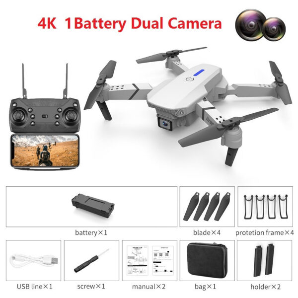 ZHENDUO E88 Pro New WIFI FPV Drone Wide Angle HD Height Hold RC Foldable Quadcopter Helicopter