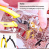 f80700f44704ba6c Piececool 3D Metal Puzzles Cicada Insect Model and Tools Set Assembly DIY Toys Jigsaw for Adult Brain Teaser Desk Decoration