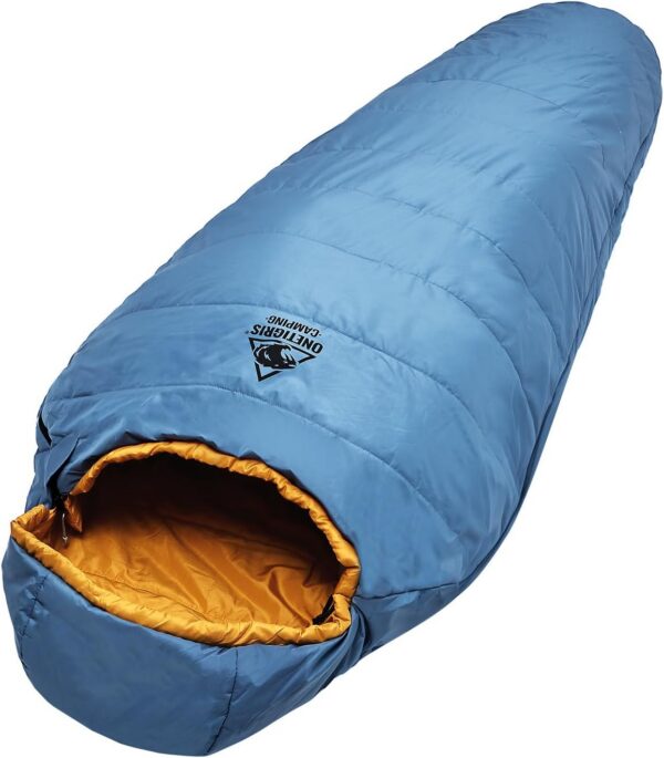 f80ee7af31287d8d OneTigris Bushcrafter’s Sleeping Bags, Mummy Sleeping Bag for Camping Hiking Backpacking, Survival Gear