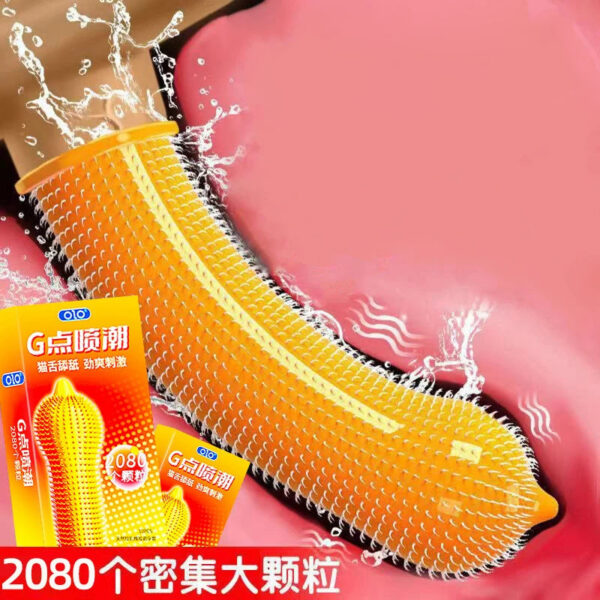 f82cddc7365baa7e 10pcs Female G Spot Stimulation Penis Sleeve Climax Pleasure Condom Sex Toys With Spikes time delay Men's Condoms Adult Supplies