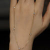 f837c38ee7d70638 JKeli 100% S Sterling Round Zircon Bead for Women Gold Sier Color Korea Clavicle Chain Necklace Trendy Jewe