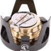 f855824d3da901fc REDCAMP Mini Spirit Burner, Ultralight Portable Alcohol Stove for Backpacking Hiking Outdoor, Small Lightweight Camping Stove for BBQ Cooking Picnic, Black