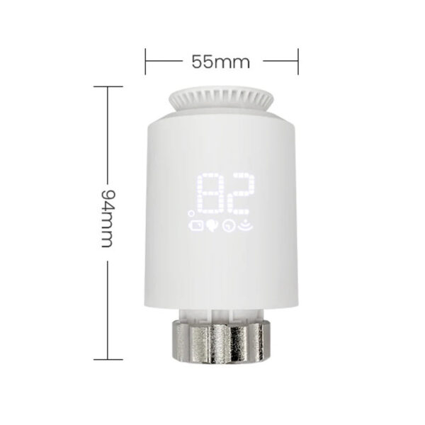 Tuya Smart ZigBee TRV Radiator Actuator Valve Thermostatic Radiator Valve Temperature Controller Support Alexa Google Home