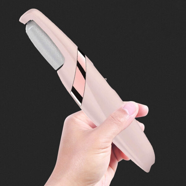Electric Foot File Grinder Set Dead Skin Dry Callus Remover Rechargeable Feet Pedicure Tool with 2 Removable Roller Heads