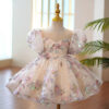 f87791c4d09373c8 Children Evening Dresses for Girls 3 12 14 Years Kids Birthday Party 2023 Fluffy Ball Gown Wedding Prom Formal Lace Dress