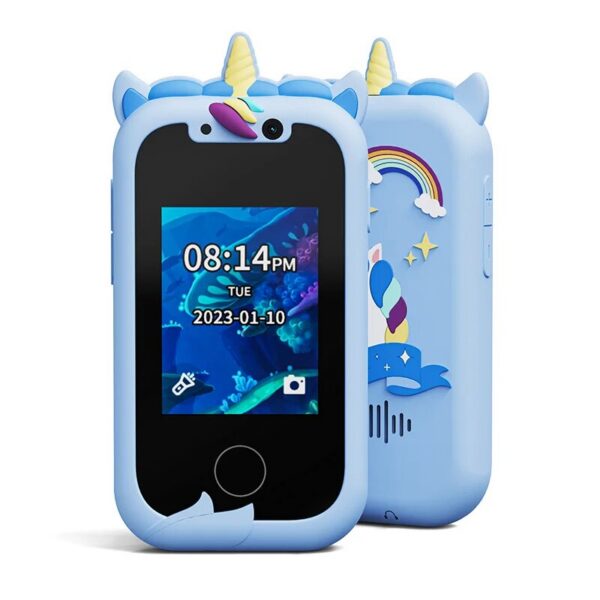 Kids Smart Camera Toys Touchscreen Learning Toy for 3-8 Year Old Boys Girls Phone MP3 Player Christmas Birthday Gifts