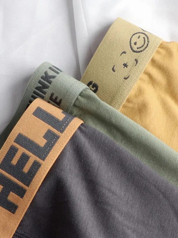 f8aa804459d823a1 5pcs Underwear, Breathable Comfy Quick Drying Stretchy Trunks, Sexy Underpants, Men's Trendy Boxer Panties