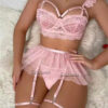 f8b969969939417e Sexy Lingerie Set Woman Lace Transparent Erotic Underwear Sets Delicate Bra Push Up Breves Sets Thin Sexy Erotic Bras Bodysuit
