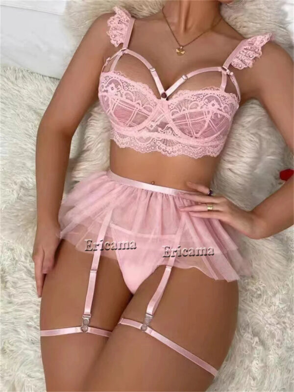 f8b969969939417e Sexy Lingerie Set Woman Lace Transparent Erotic Underwear Sets Delicate Bra Push Up Breves Sets Thin Sexy Erotic Bras Bodysuit
