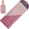 Clostnature Leichter Schlafsack für Camping – Outdoor Lässiger Deckenschlafsäcke mit Kleines Packmaß für Erwachsene, Damen, Herren, Wandern, Sport, Bergsteigen(Links Reißverschluss)
