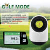 touch screen Range Finder Golf Telescope rechargeable rangefinder LCD Display Laser Distance meter with Flag-Lock 600m