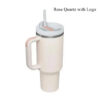1pc New Quencher H2.0 40oz Stainless Steel Tumblers Cups With Silicone Handle Lid and Straw 2nd Generation Car Mugs Vacuum Insulated Water Bottles 0928