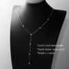 TBCYD 3/4/5mm D Color Moissanite Choker Necklace For Women S Sier Round Cut Diamond Bubble Neck Chain Party Jewelry Gifts