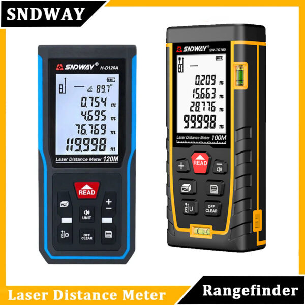 f9517d4fbb9c85de SNDWAY SW Rangefinder Digital Distance Professional High Precision Mini Range Finder Laser Tape Measure Trena Meter