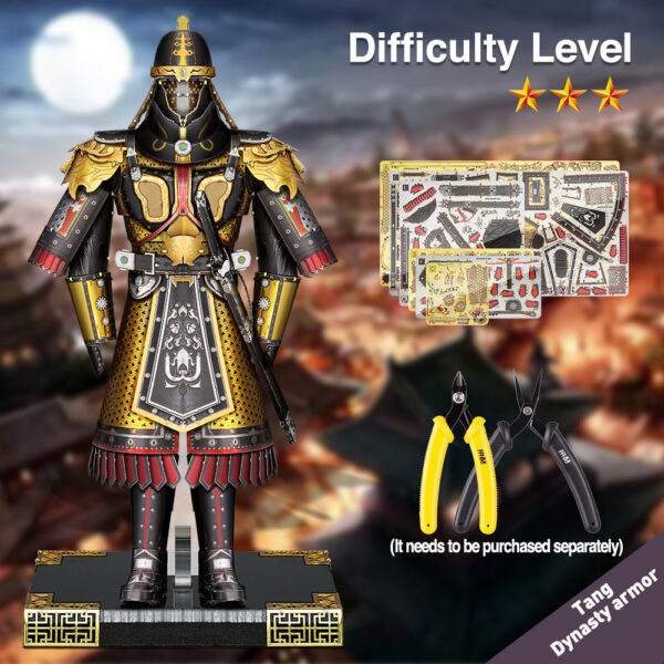 f952d194ebe214a8 Piececool 3d Puzzles Helmet and Armour Set DIY Toys for Adults Jigsaw Metal Models Kit Christmas Gifts & Home Docor