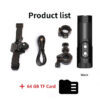 Wireless Motorcycle Driving Recorder IP66 Waterproof 1080P Sports Scooter DV Camera 1600mah Battery Bike Helmet Action DVR Body-