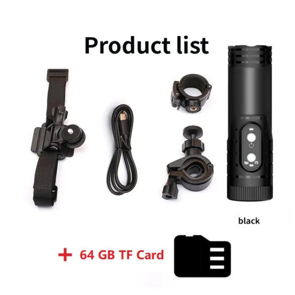 Wireless Motorcycle Driving Recorder IP66 Waterproof 1080P Sports Scooter DV Camera 1600mah Battery Bike Helmet Action DVR Body-