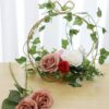 Artificial Rose Flower Dusty Rose Flower Silk Flowers 12 pcs with Long Stem Silk Roses Bouquet for Wedding Bridal Shower Party Home Decoration