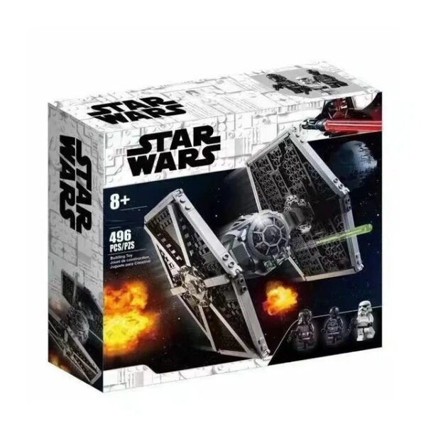 f97a4f025239668b Anime Droid TIE Building Blocks Bricks Space Wars Compatible Fighter Set Toys For Children Birthday Gifts