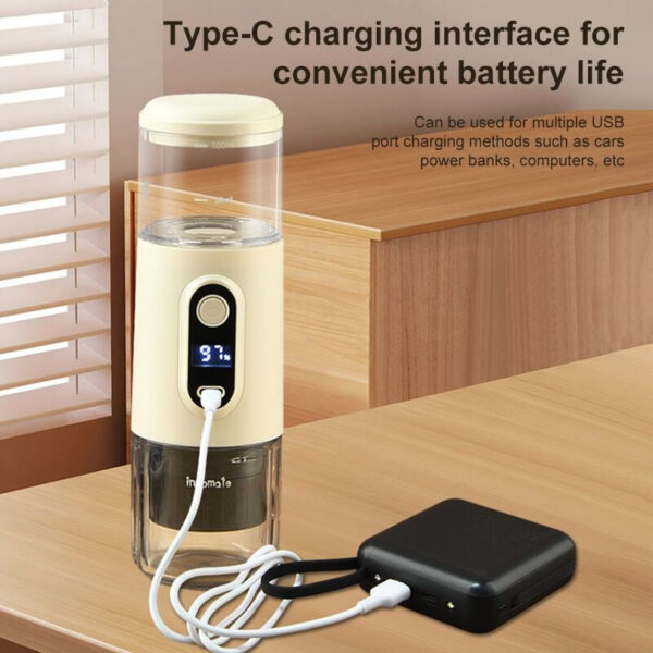 f98a3f14a1f1cd19 NEW Wireless Small Portable Italian Coffee Electric Concentrated Capsules hine For Home Outdoor Fast Charge