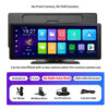Imagebon Android 13 Dash Cam Wireless CarPlay & Android Auto Car DVR Netflix Google Play GPS Bluetooth Rearview Mirror Camera