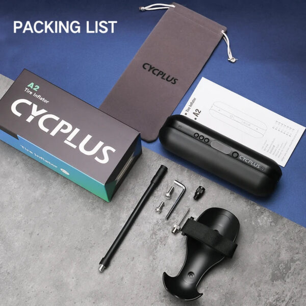 CYCPLUS Electric Bike Pump High Pressure Portable Inflator Power Bank Hand Pump for Car Tyre MTB Foot Ball Bicycle Accessories