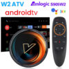 fa09c6512626a835 W2 ATV TV Box Android 11 Amlogic S905W2 Support 4K AV1 2.4&5G Wifi BT with Google Voice Remote 2G16G 4G32G 64G Smart TV Box
