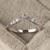 S Sterling Sier Princess Crown Diamond Ring Simple Sen Series Little Fresh Fine Wedding Engagement Birthday Gift