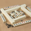 fa1274d6fe6d5067 26mm Mini Chinese Set Portable Traditional Bloc Mahjong 144PCS Party Board Game Two Players Funny