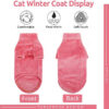fa1e30bf5e8c373f Turtleneck Sweater Coat Winter Warm Hairless Clothes Soft Fluff Pullover Shirt for Maine-Coon Cat Chihuahua Pet Clothing
