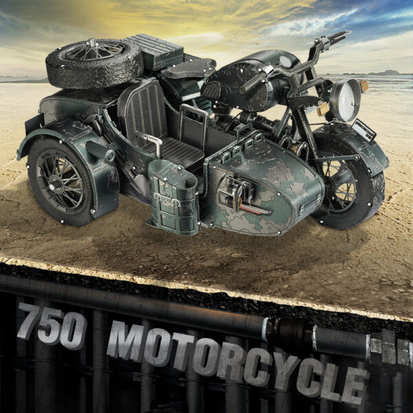 fa3ce7ff604d3f8a Piececool 3D Metal Puzzles 750 Motorcycle Assembly Model Kits Diy Toy Christmas Birthday Gifts Jigsaw Home Decoration