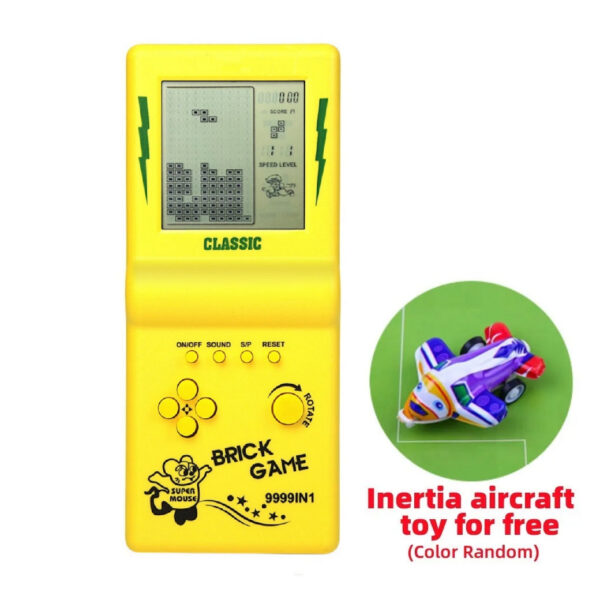 fa3e5e3a5553b792 New Brick Game Console big Screen Nostalgic Puzzle Built-in 23 Block Games Adjustable Speed/Difficulty Powered by 2 AA Batteries