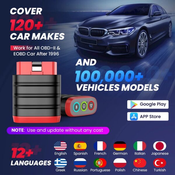 THINKCAR THINKDIAG MINI Auto OBD2 Scanner Full Systems Diagnostics All Car Lifetime Free Automotive Diagnosis Scan Tools