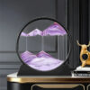 3D Moving Art Picture Round Glass Deep Sea Sandscape Hourglass Quicksand Craft wing Sand Painting Office Home Decor Gift