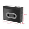 fa86effa7858434c Cassette USB2.0 Manual Record Fat32 DC 5V Durable Walkman Tape Player