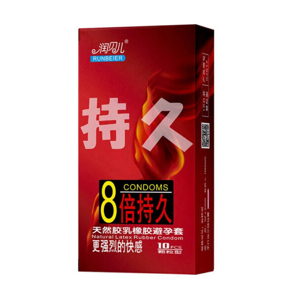 fa8825d204b5a033 Ultra Sensitive Condom with Mace Pointed Design 10 PCS Lubricated Latex Condom Natural Feeling Safety Sex Accessories