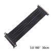 fa8bce367376beef Full Speed 4.0 PCIE X16 Riser Cable Graphics Card Extension Cord PCI Express Lossless Shielded Extender Antijam GPU AXYB
