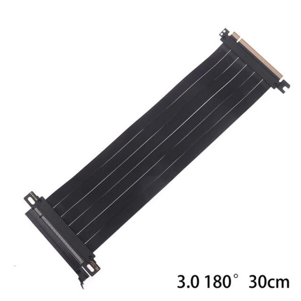 fa8bce367376beef Full Speed 4.0 PCIE X16 Riser Cable Graphics Card Extension Cord PCI Express Lossless Shielded Extender Antijam GPU AXYB