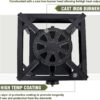 faa25db9b95a83dd 260,000 BTU Outdoor Propane Gas Stove with 0-30 PSI Adjustable Regulator and Steel-Braided Hose for Outdoor Home Cooking and Turkey Frying