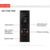 40m Protable Distance Meter Rechargeable Laser Rangefinder Diastimeter HD Backlight Digital Range Finder for Household