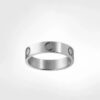 Screw love woman Classic designer jewelry rings for couples Titanium Steel diamond ring Gold Sier Rose Never fade Not allergic 4/5/6mm