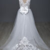 fac9eff1fa5b503e White Bridesmaid Girls Flower Girl Dresses Ball Kids Wedding Party Pageant First Communion Gown Big Bow Sleeveless