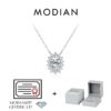 fadd70be47eb3c86 MODIAN 6 Styles D Color Geometric Moissanite Necklaces 925 Sterling Silver Dazzling Pendant Necklace For Women Fine Jewelry