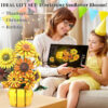 1009PCS Suower Building Blocks wer Bouquet Vase Model Bricks Set Idea Home Decoration Kids Educational Toys Holiday Gifts