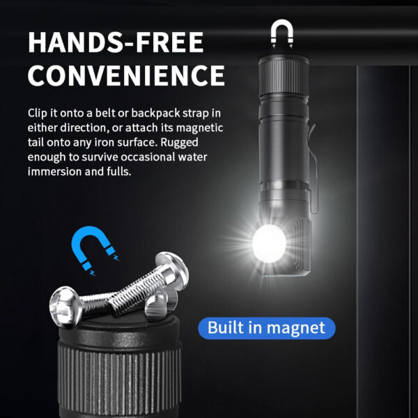 NATFIRE HS50 Headlamp 3400mAh Headlight 1000LM LED USB C Rechargeable Magnetic Tail Work Camp Light