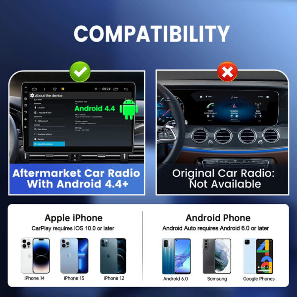 faf48cc9a599cfd0 CarlinKit Wred & Wireless Android Auto & CarPlay Dongle Car USB Adapter For Aftermarket Android Car Radio Mirrorlink Split Sceen