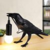 faf89cbe7237d643 OVANUS Crow - Raven Lamp Adjustable Brighess with Bulb,Bird lamp,Crow Light for Bedside Bedroom Living Room Decor