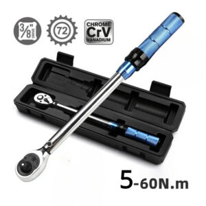fb072e4d2da02bb5 5-60N.m 3/8 Inch Square Drive Torques Key ±3% High Precision Torque Wrench Professional Bicycle Automotive Tool