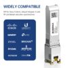 Natalink 10G/2.5/1.25G GBASE-T SFP+ to RJ45 CAT.6a Transceiver Module Auto-Negotiation Ethernet Module SFP+ Copper Cable Adapter